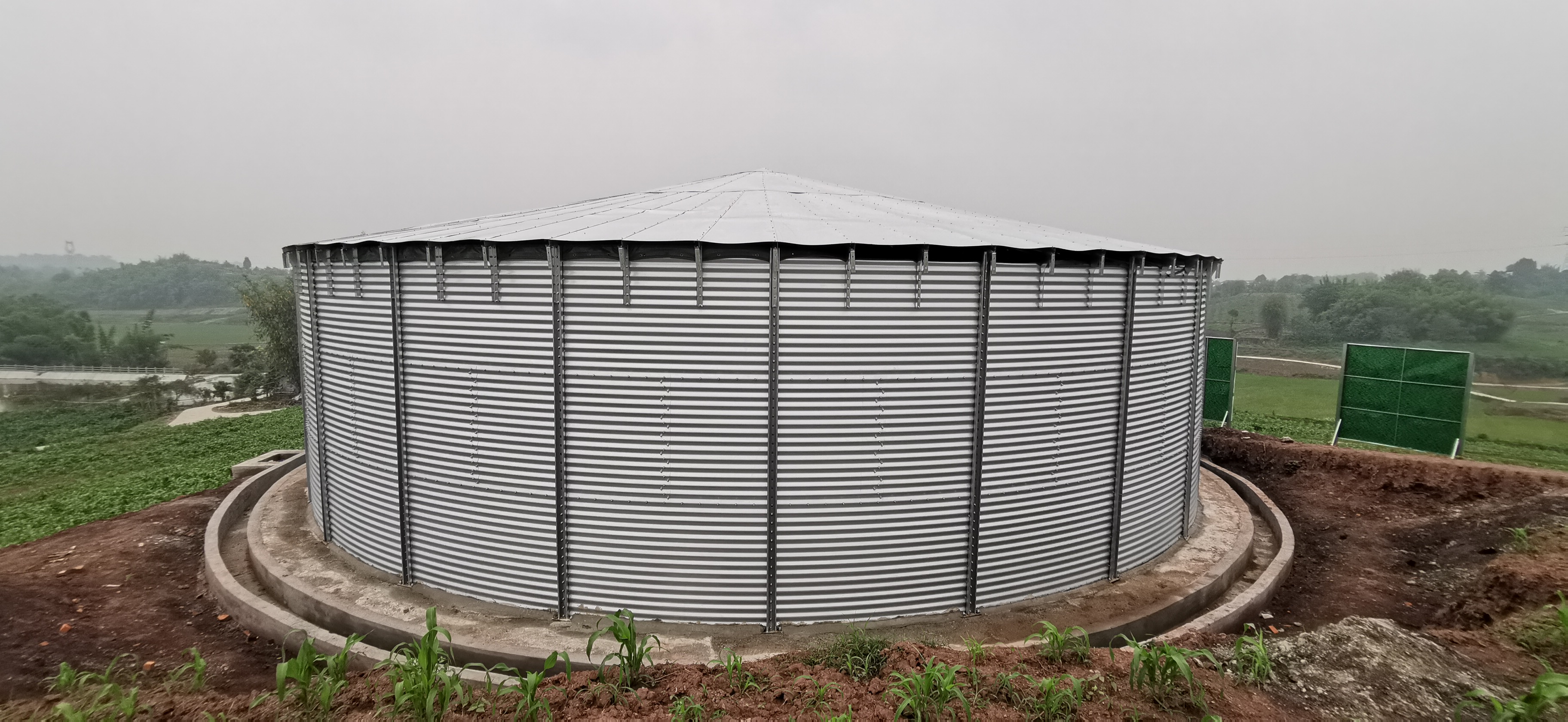 關于鋼頂蓋裝配式蓄水池