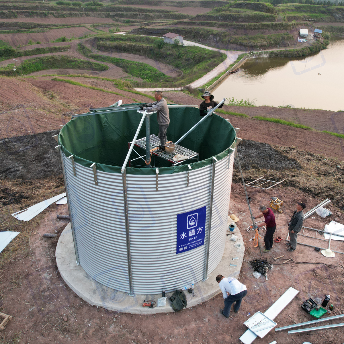 水膜方專(zhuān)業(yè)級(jí)森林防火裝配式蓄水池，為森林安全保駕護(hù)航